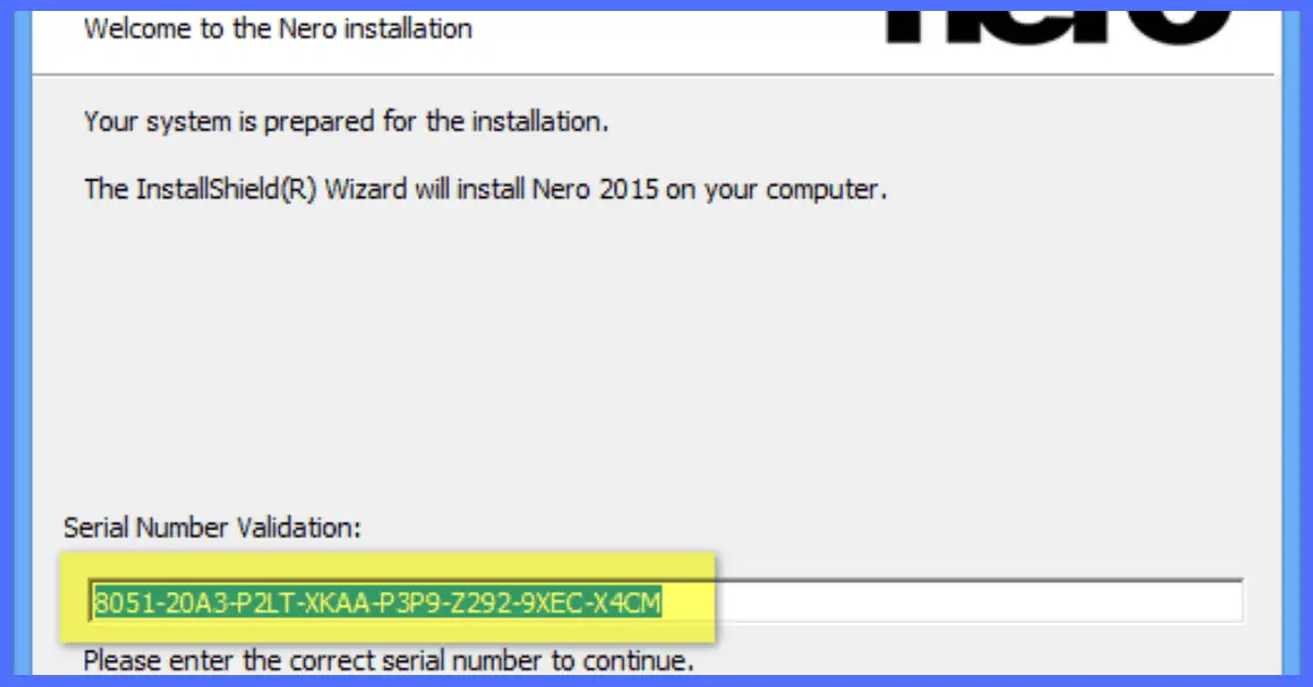 nero 2015 serial key