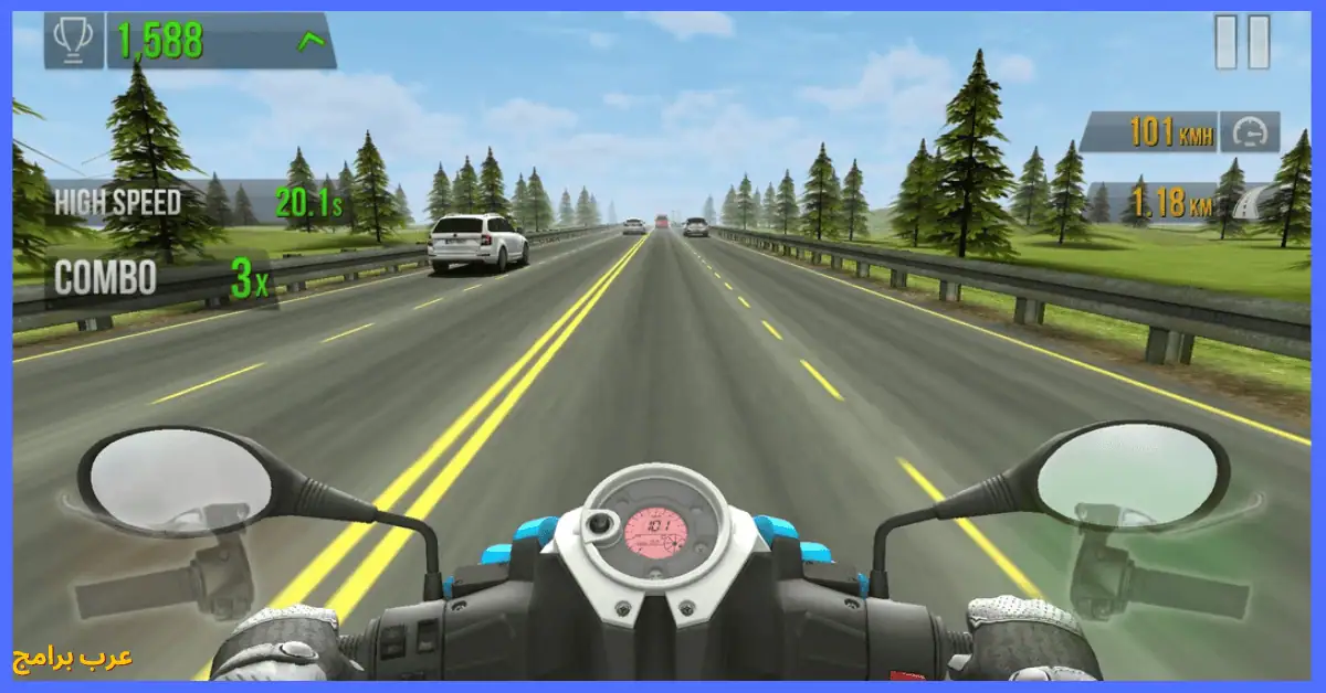 Traffic Rider مهكرة